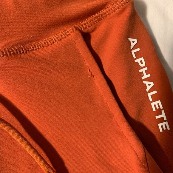 ALPHALETE Premium Joggers Size Small Orange - Picture 3 of 7